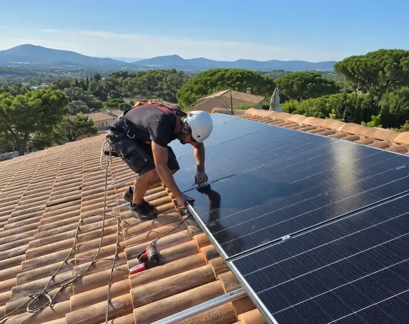 Installateur panneaux solaires Beaurecueil — pose photovoltaïque sur toiture