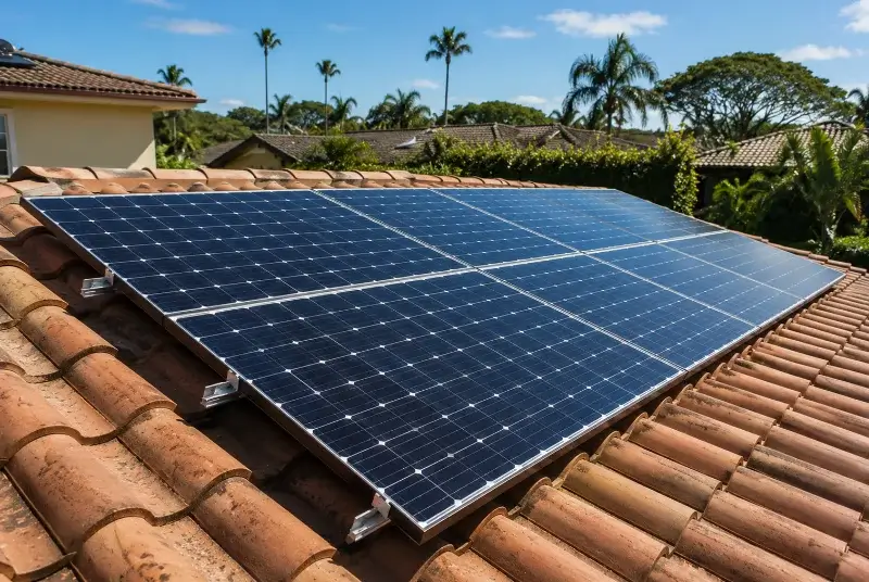 Installation de panneaux solaires à Beaurecueil